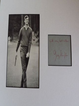 Item #12411 AUTOGRAPH SIGNATURE. GEORGE PLIMPTON