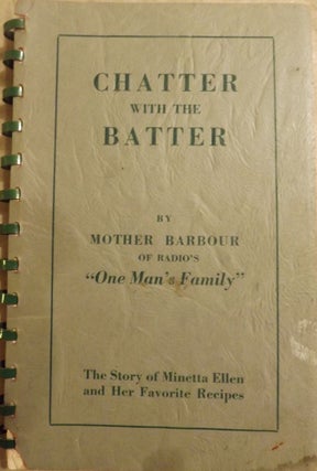 Item #1434 CHATTER WITH THE BATTER. Minetta ELLEN