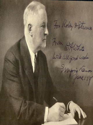 Item #14807 SIGNED PHOTOGRAPH. WILLIAM ALLEN WHITE