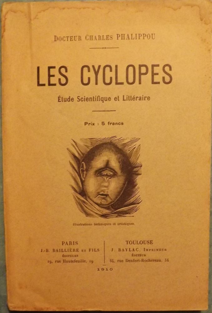 Item #1608 LES CYCLOPES ETUDE SCIENTIFIQUE ET LITTERAIRE. Charles PHALIPPOU.