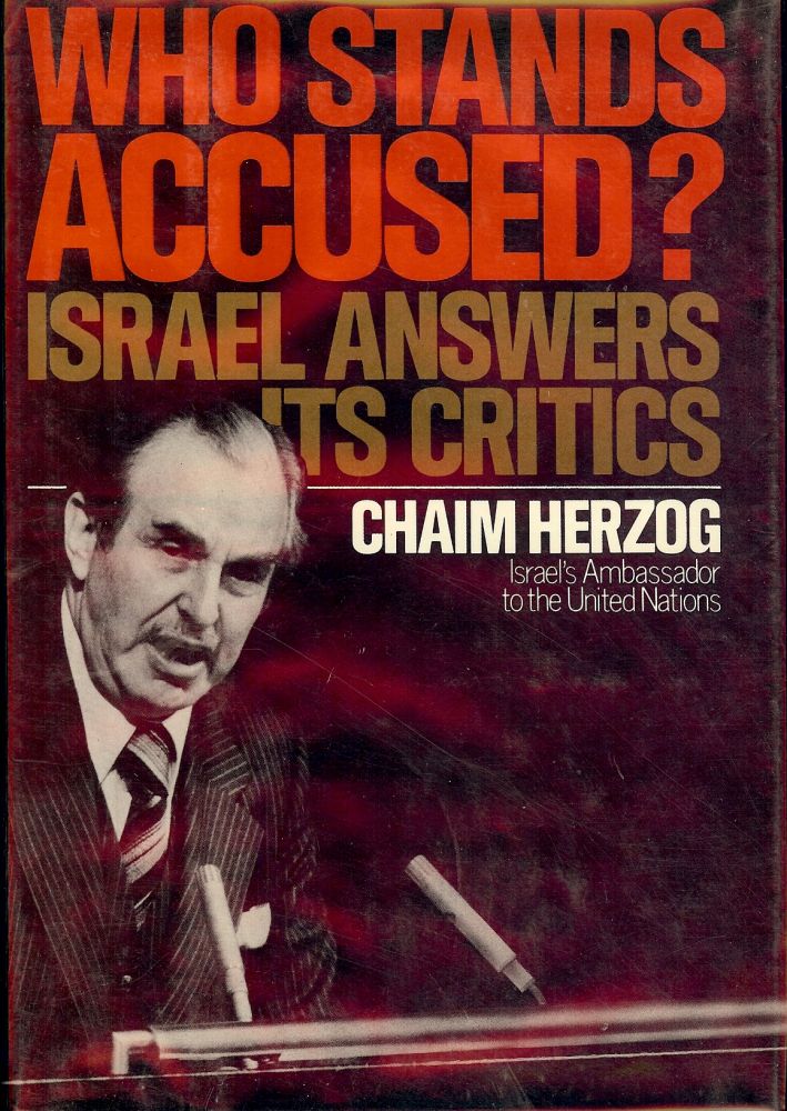 Item #16376 WHO STANDS ACCUSED. CHAIM HERZOG.