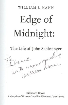 EDGE OF MIDNIGHT: THE LIFE OF JOHN SCHLESINGER