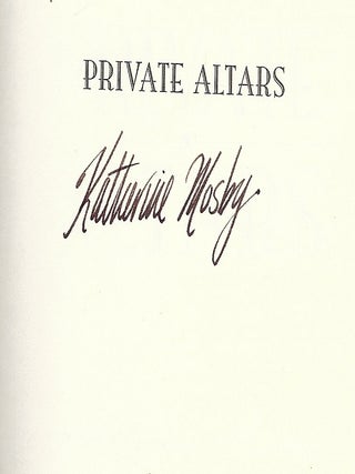 PRIVATE ALTARS