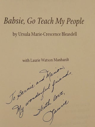 BABSIE, GO TEACH MY PEOPLE