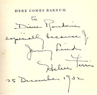 HERE COMES BARNUM: P.T. BARNUM'S OWN STORY