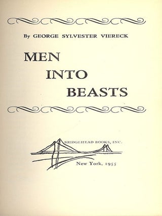MEN INTO BEASTS