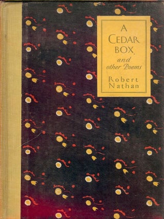 Item #23368 A CEDAR BOX AND OTHER POEMS. NATHAN. Robert