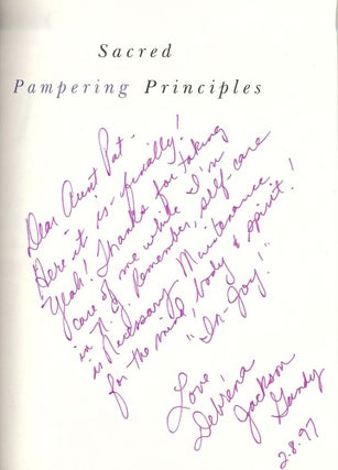 SACRED PAMPERING PRINCIPALS: AN AFRICAN-AMERICAN WOMAN'S GUIDE