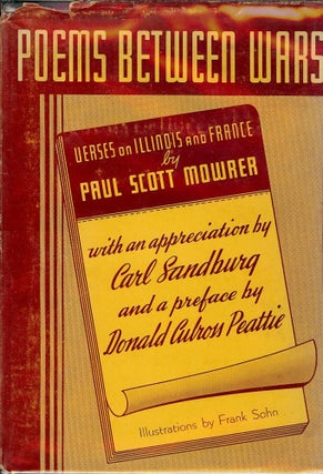 Item #24750 POEMS BETWEEN THE WARS. Paul Scott MOWRER