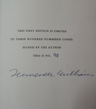 Item #25227 OUT CRY. Tennessee WILLIAMS