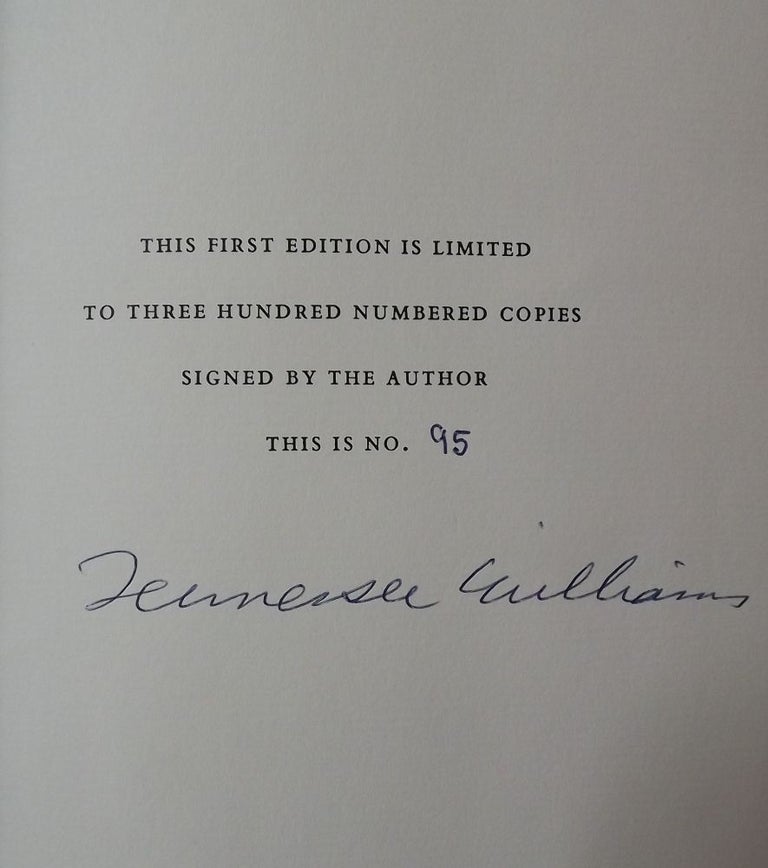 Item #25227 OUT CRY. Tennessee WILLIAMS.