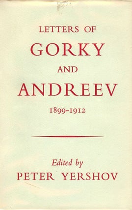 Item #25334 LETTERS OF GORKY AND ANDREEV. Peter YERSHOV