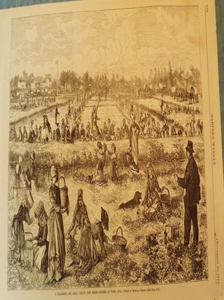 Item #26066 OCEAN COUNTY: CRANBERRY BOG. HARPER'S WEEKLY