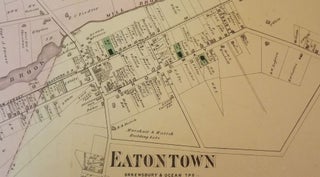 EATONTOWN, NEW JERSEY: 1873 MAP