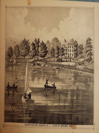 Item #26207 MANASQUAN: UNION HOUSE. WOOLMAN AND ROSE ATLAS OF THE NEW JERSEY COAST