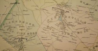 MILLSTONE TOWNSHIP MAP, 1889