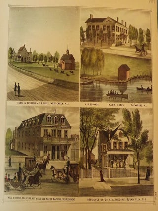 Item #26260 MONMOUTH COUNTY: OCEANPORT/MANASQUAN/SEA CLIFF/WEST CREEK. WOOLMAN AND ROSE ATLAS OF...