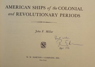 AMERICAN SHIPS OF THE COLONIAL AND REVOLUTIONARY PERIODS