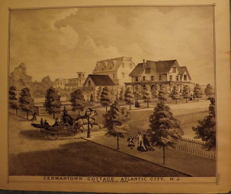 Item #26670 ATLANTIC CITY: GERMANTOWN COTTAGE. WOOLMAN AND ROSE ATLAS OF THE NEW JERSEY COAST.
