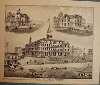 Item #26682 LAVALLETTE: SPORTSMAN'S HALL AND COTTAGES. WOOLMAN AND ROSE ATLAS OF THE NEW JERSEY...