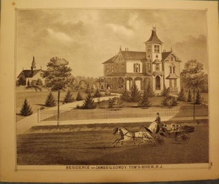Item #26685 TOMS RIVER: JAMES GOWDY RESIDENCE. WOOLMAN AND ROSE ATLAS OF THE NEW JERSEY COAST