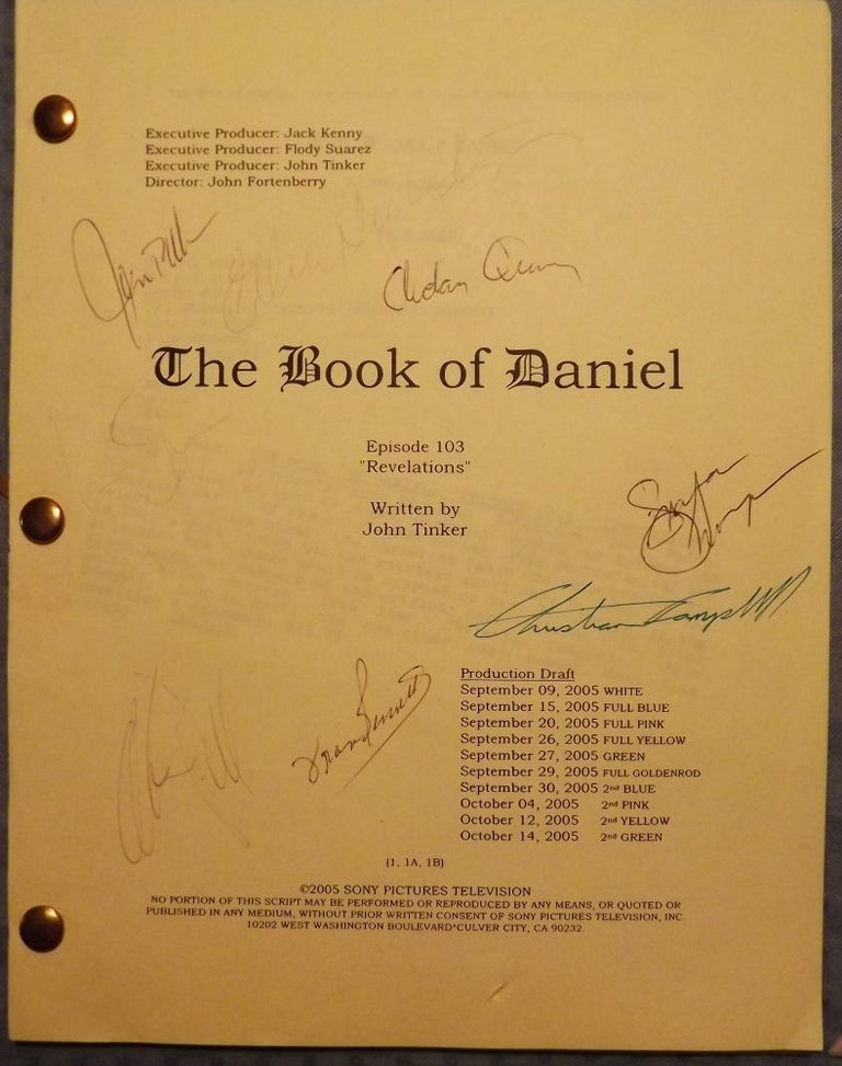 Item #2693 THE BOOK OF DANIEL: EPISODE 103 "REVELATIONS" John TINKER.