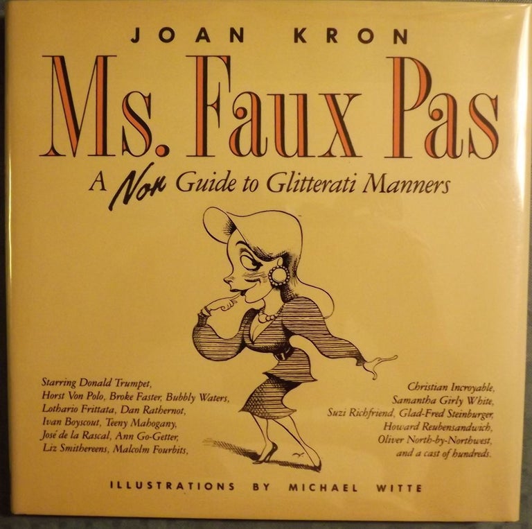Item #27299 MS. FAUX PAS. Joan KRON.
