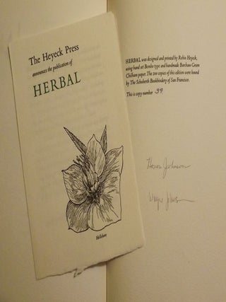 HERBAL: POEMS BY HONOR JOHNSON