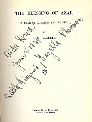 THE BLESSING OF AZAR: A TALE OF DREAMS AND TRUTH