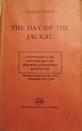Item #27870 THE DAY OF THE JACKAL. Frederic FORSYTH
