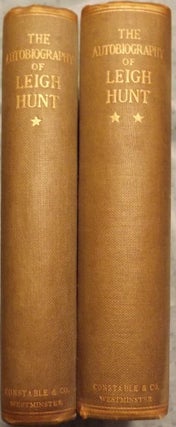 THE AUTOBIOGRAPHY OF LEIGH HUNT TWO VOLUMES