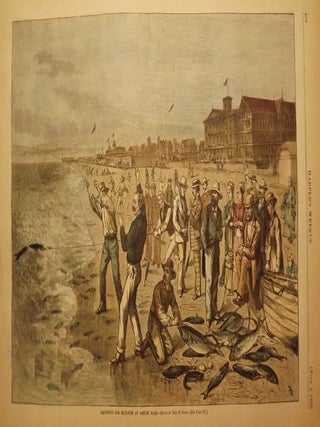 Item #29500 ASBURY PARK: BLUE FISHING. HARPER'S WEEKLY