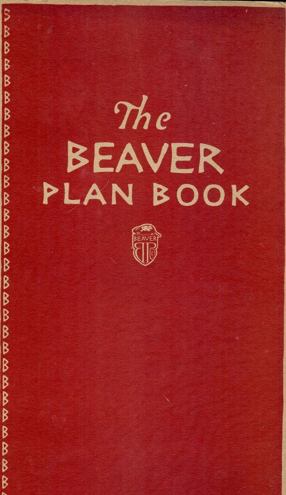Item #2964 THE BEAVER WALL BOARD PLAN BOOK. Beaver Products.