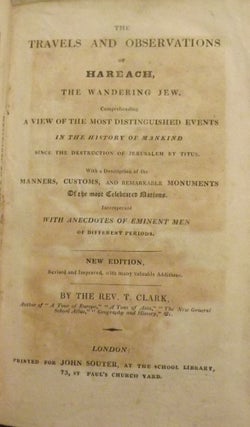 Item #2983 THE TRAVELS AND OBSERVATIONS OF HAEACH, THE WANDERING JEW. John GALT