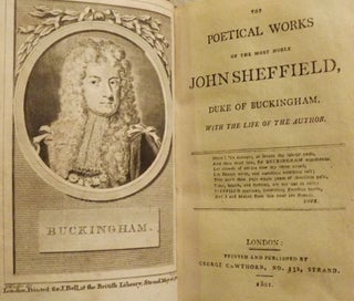 Item #305 THE POETICAL WORKS OF JOHN SHEFFIELD. John SHEFFIELD