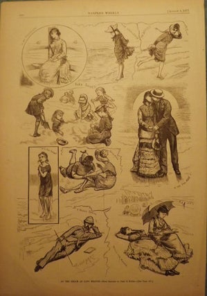 Item #30737 LONG BRANCH: ON THE BEACH. HARPER'S WEEKLY