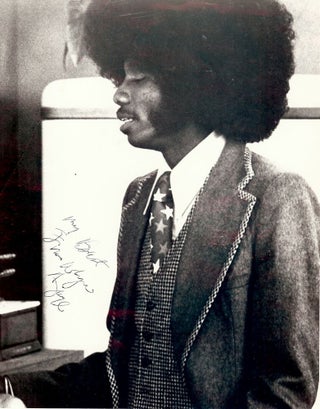 Item #31846 Signed Photograph. Franklyn AJAYE