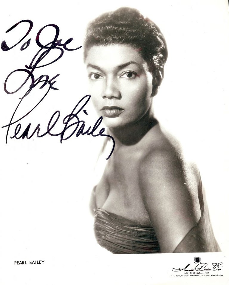 Item #31946 Signed Photograph. Pearl BAILEY.