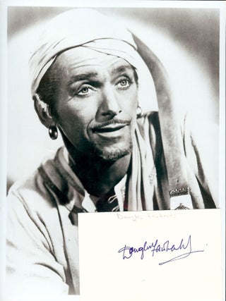 Item #32401 Autograph Signature. Douglas FAIRBANKS JR