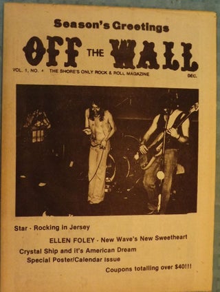 Item #32675 OFF THE WALL: ROCKING IN JERSEY. JERSEY SHORE MUSIC SCENE