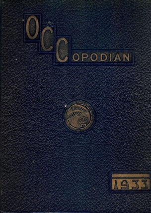 Item #32889 THE OCCOPODIAN 1933: THE OHIO COLLEGE OF CHIROPODY. J. GETO