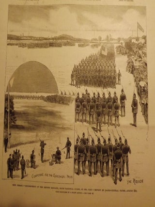Item #33052 SEA GIRT: NATIONAL GUARD ENCAMPMENT. FRANK LESLIE'S ILLUSTRATED NEWSPAPER