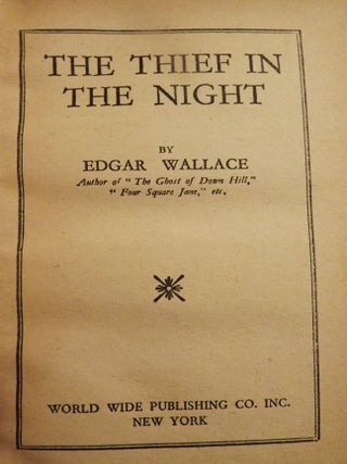 THE THIEF IN THE NIGHT