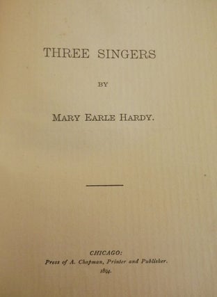 THREE SINGERS