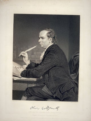 Item #34477 Steel-Engraved Portrait. Oliver GOLDSMITH