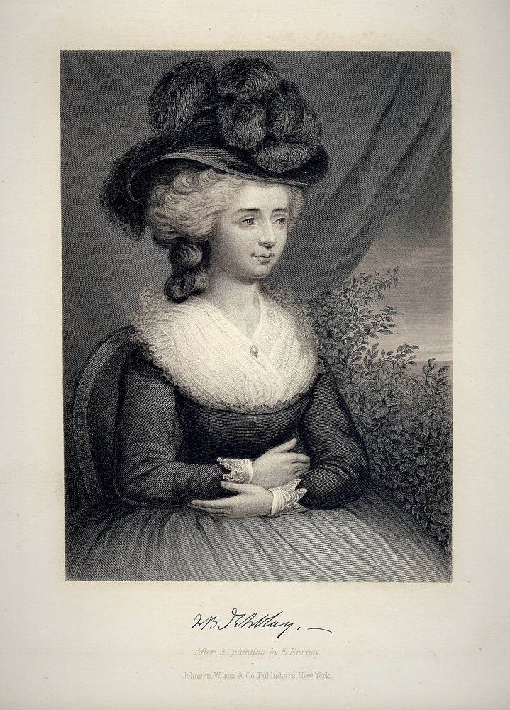 Item #34484 Steel-Engraved Portrait. Madame D'ARBLAY.