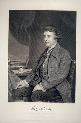 Item #34485 Steel-Engraved Portrait. Edmund BURKE