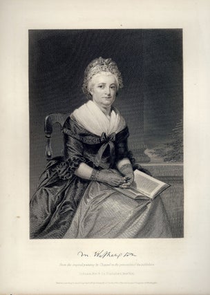 Item #34487 Steel-Engraved Portrait. Martha WASHINGTON