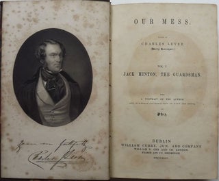 Item #3458 OUR MESS THREE VOLUMES. Charles LEVER