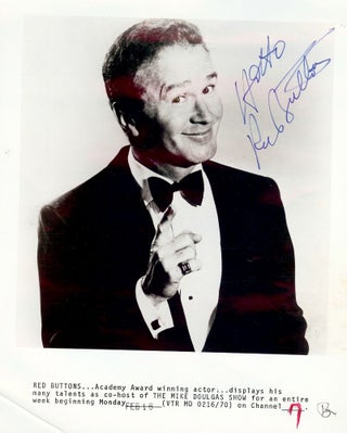 Item #35237 Signed Photograph. Red BUTTONS